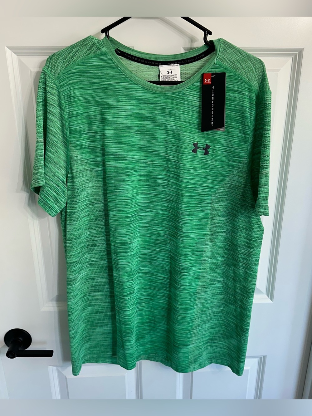 Under Armour Threadborne Green Shirt Mens Size XL NWT
